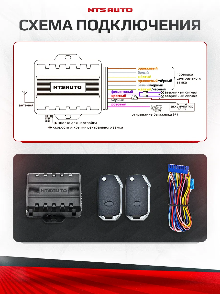 Блок управления центральным замком 570