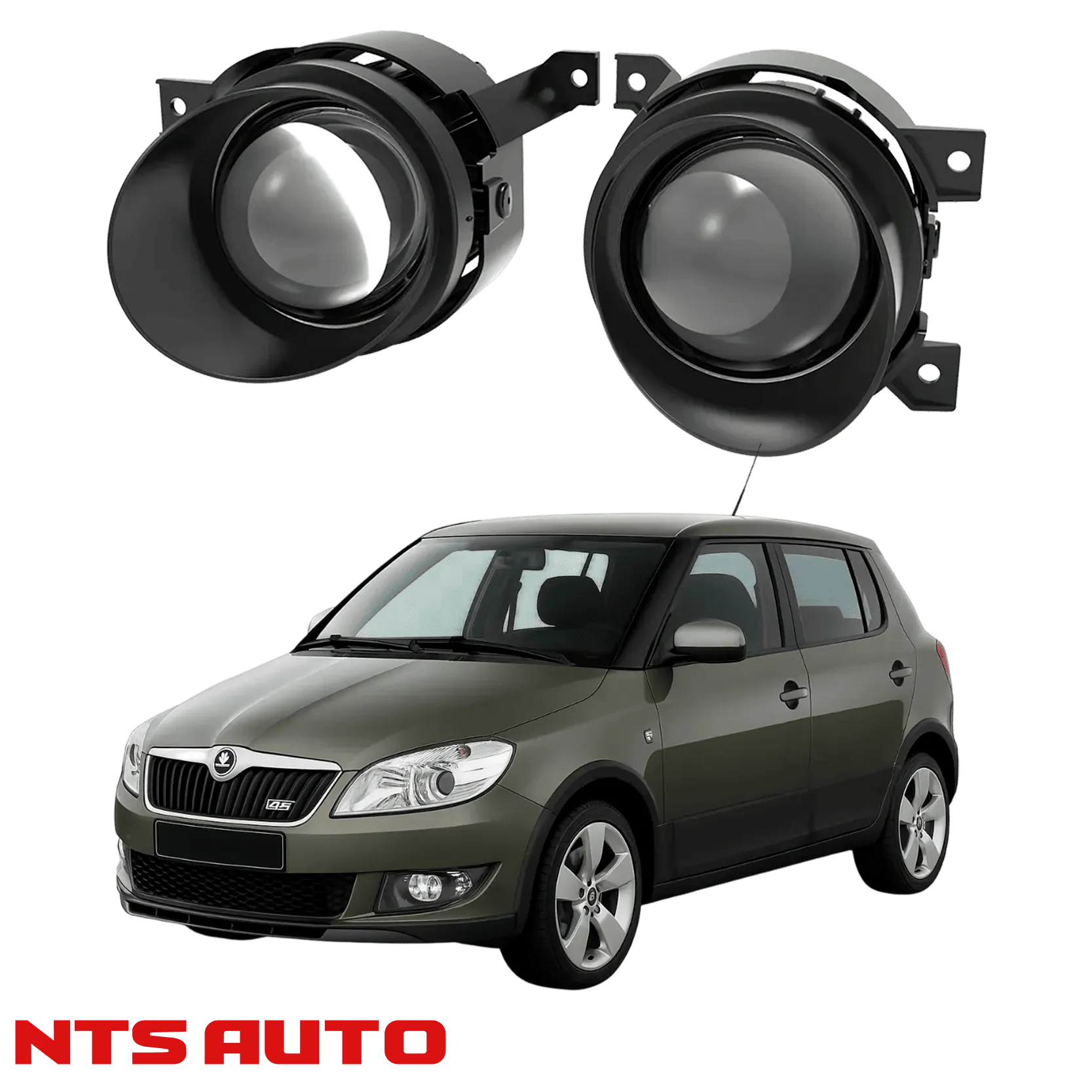 Противотуманные фары на Skoda Fabia II (2010–2014)